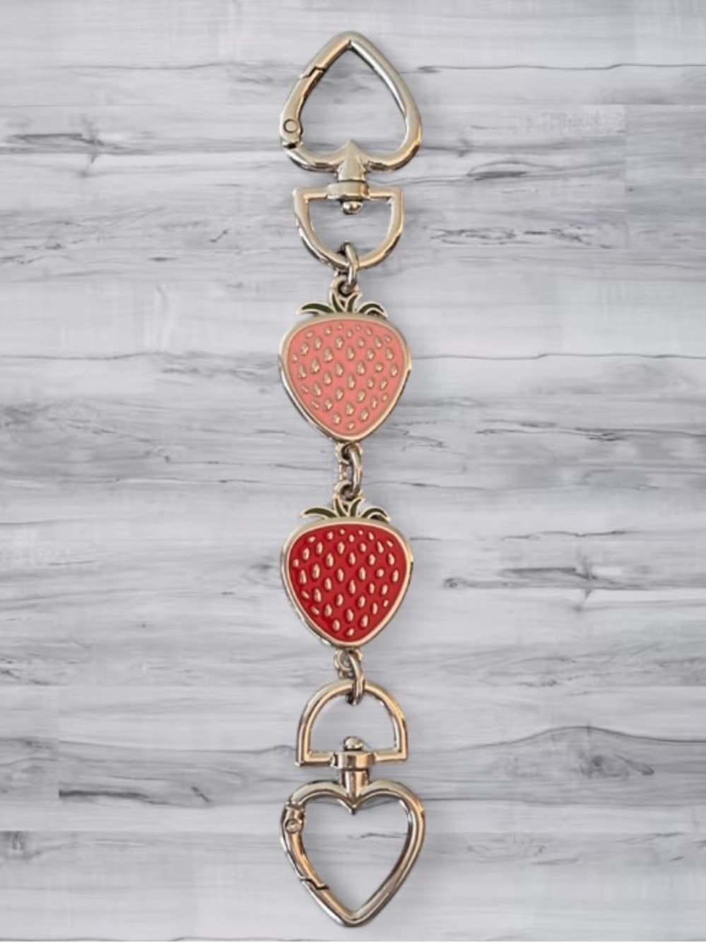 ๐๐ Strawberry Charm Bag Extension 6.5โ x 1โ NWT - Picture 2 of 7